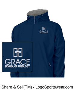 Grace Jacket in Navy Design Zoom